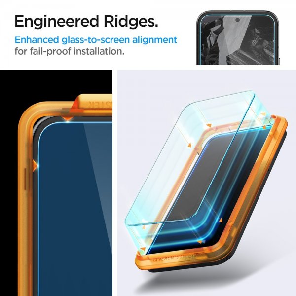 Spigen Google Pixel 8a Näytönsuoja GLAS.tR ALIGNmaster 2-pakkaus