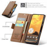 CaseMe Google Pixel 9/Pixel 9 Pro suojakuori 023 Series ruskea