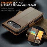 CaseMe Google Pixel 9/Pixel 9 Pro suojakuori 023 Series ruskea