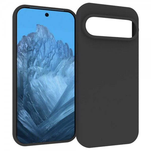 Nordic Covers Google Pixel 9/Pixel 9 Pro -kuoret Feather Series Raven Black