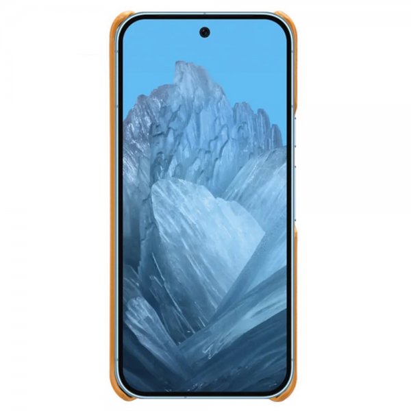 Google Pixel 9/Pixel 9 Pro Suojakuori kahdella korttipaikalla Vaaleanruskea