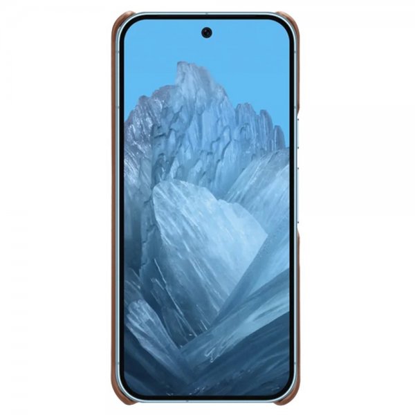Google Pixel 9/Pixel 9 Pro Suojakuori kahdella korttipaikalla, tummanruskea