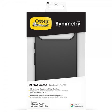 Otterbox Google Pixel 9/Pixel 9 Pro Suojakuori Symmetry Musta