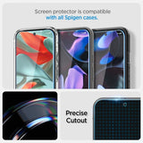 Spigen Google Pixel 9/9 Pro/Pixel 10/10 Pro näytönsuoja GLAS.tR EZ Fit 2-pakkaus