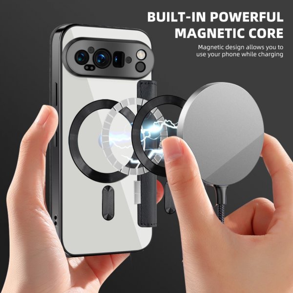Google Pixel 9 Pro -suojakuori MagSafe Musta