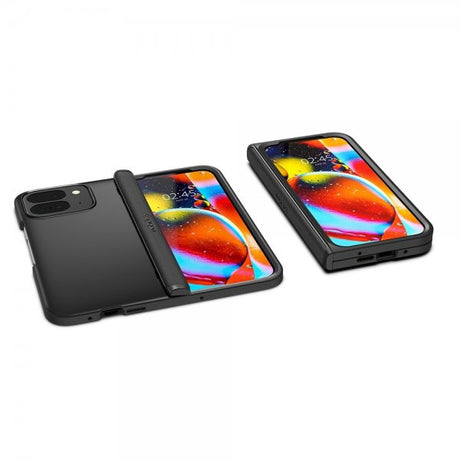 Spigen Google Pixel 9 Pro Fold -kuoret, Slim Armor Pro, musta