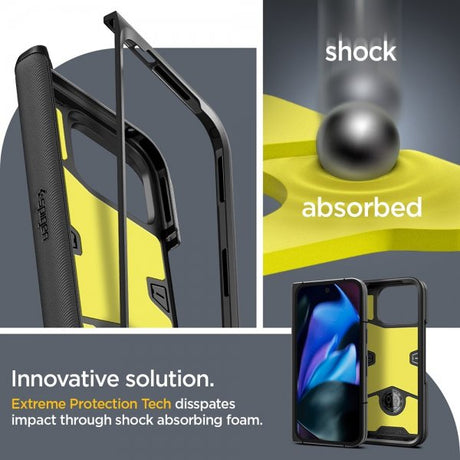 Spigen Google Pixel 9 Pro Fold -kuoret, Slim Armor Pro, musta