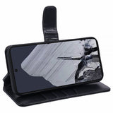 Nordic Covers Google Pixel 9 Pro XL Kotelo Essential Leather Raven Black