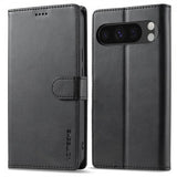 Lc.Imeeke Google Pixel 9 Pro XL -kotelo korttipaikalla, jalustatoiminnolla, musta