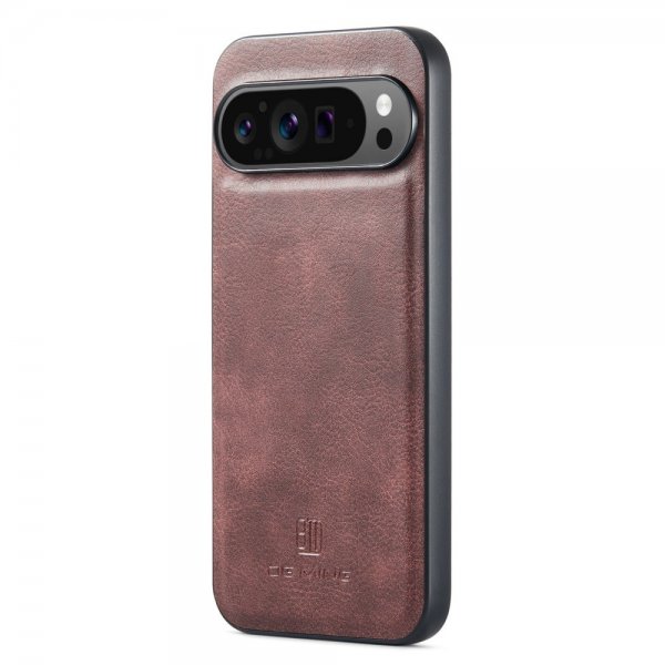 Dg.Ming Google Pixel 9 Pro XL Kotelo Irrotettavalla Kuorella Punainen