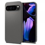 Spigen Google Pixel 9 Pro XL -suojakuori Liquid Air Marble Gray