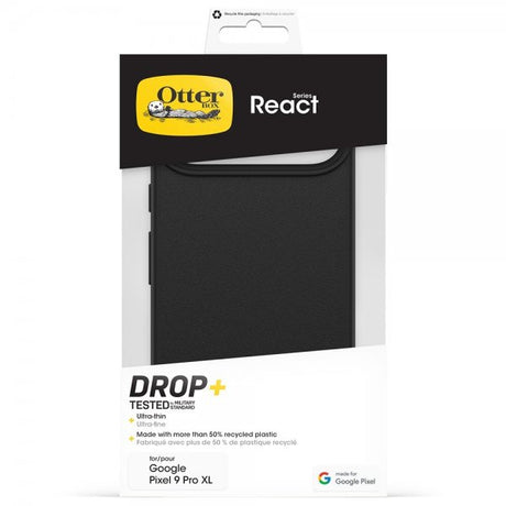 Otterbox Google Pixel 9 Pro XL React -suojakuori, musta