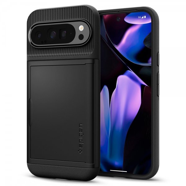 Spigen Google Pixel 9 Pro XL Kuori Slim Armor CS Musta