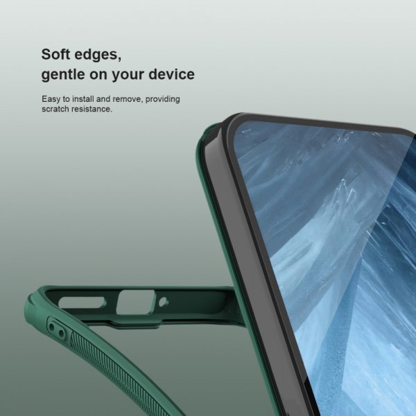 Nillkin Google Pixel 9 Pro XL -suojakuori Super Frosted Shield Pro MagSafe, vihreä
