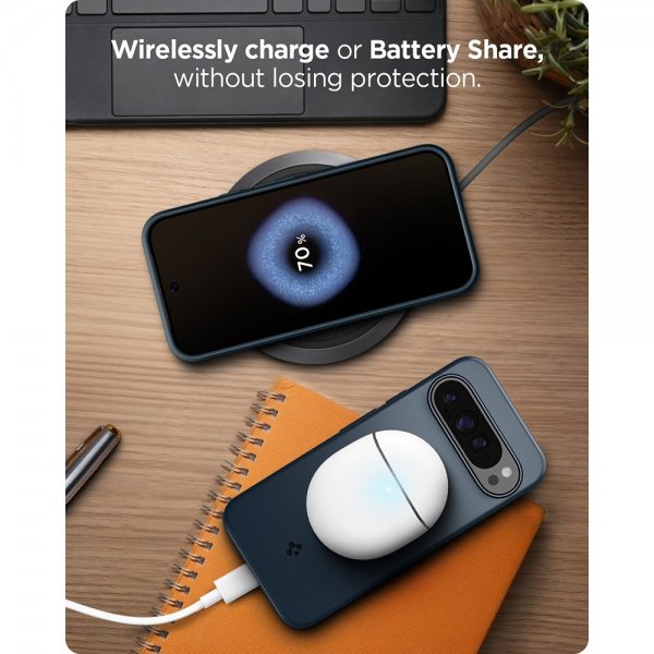 Spigen Google Pixel 9 Pro XL Kuori Thin Fit Metal Slate