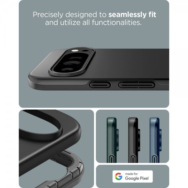 Spigen Google Pixel 9 Pro XL Kuori Thin Fit Musta