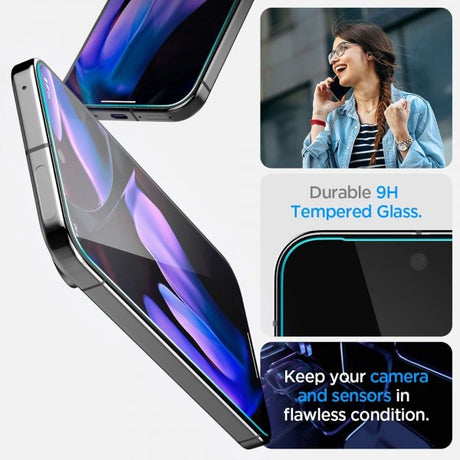 Spigen Google Pixel 9 Pro XL/Pixel 10 Pro XL Näytönsuoja GLAS.tR EZ Fit 2 kpl