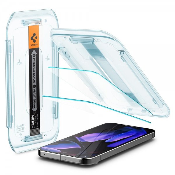 Spigen Google Pixel 9 Pro XL/Pixel 10 Pro XL Näytönsuoja GLAS.tR EZ Fit 2 kpl