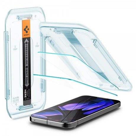 Spigen Google Pixel 9 Pro XL/Pixel 10 Pro XL Näytönsuoja GLAS.tR EZ Fit 2 kpl