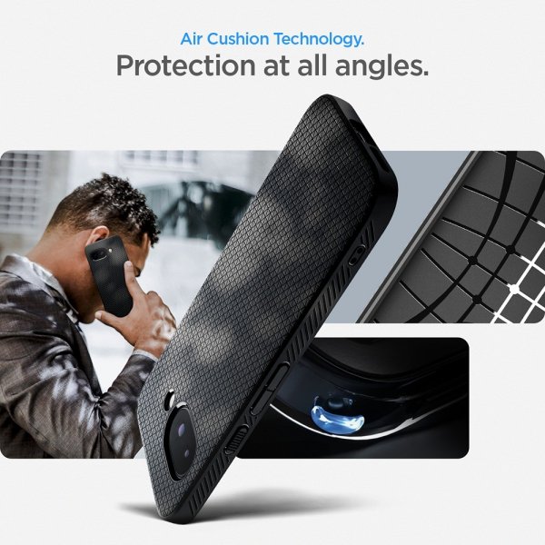 Spigen Google Pixel 9a Kuori Liquid Air Matte Black