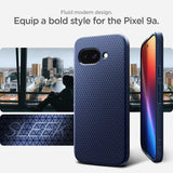 Spigen Google Pixel 9a Suojakuori Liquid Air Navy Blue
