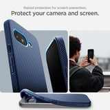 Spigen Google Pixel 9a Suojakuori Liquid Air Navy Blue