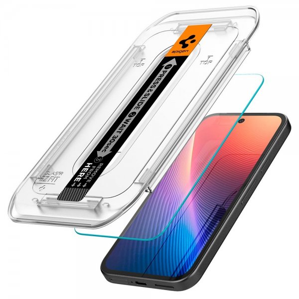 Spigen Google Pixel 9a Näytönsuoja GLAS.tR EZ Fit 2-pakkaus