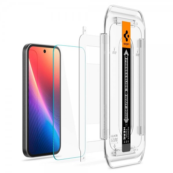 Spigen Google Pixel 9a Näytönsuoja GLAS.tR EZ Fit 2-pakkaus