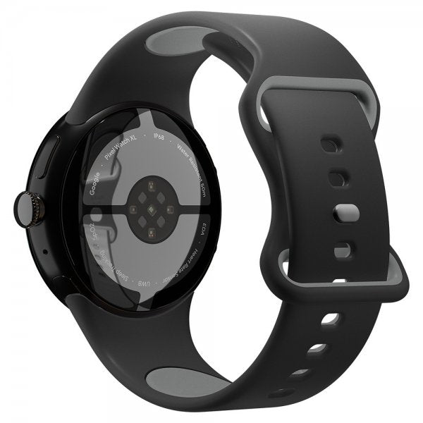 Spigen Google Pixel Watch 3/4 45mm Ranneke Nano Pop Musta Sesame