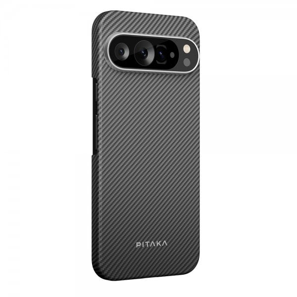 Pitaka Google Pixel 9/Pixel 9 Pro Kuori Ultra-Slim Case MagSafe Black/Grey Twill