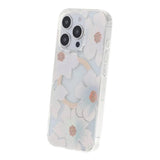 iPhone 16 Pro Kuori Kukkakuvioinen Strassi MagSafe Sininen Violetti