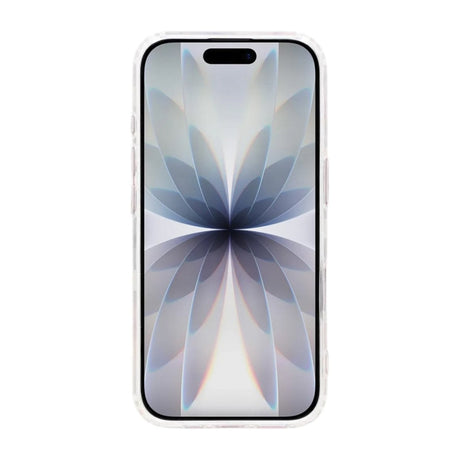 iPhone 17 Kuori Kukkakuvioinen Strassi MagSafe Sininen Violetti