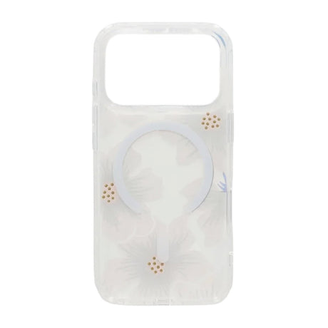 iPhone 17 Pro Max Kuori Kukkakuvio Strassit MagSafe Sininen Violetti