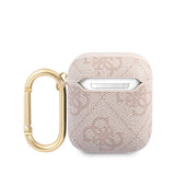 Guess AirPods (1/2) Kuori 4G Script Roosa