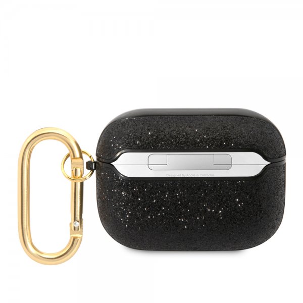Guess AirPods Pro Kuoret Glitter Flakes Musta