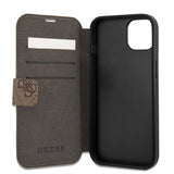 Guess iPhone 13 suojakuori Printed Stripe ruskea