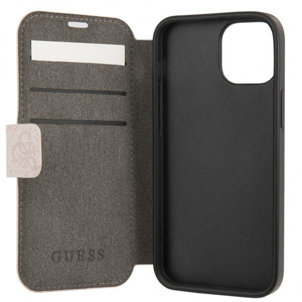 Guess iPhone 13 Mini Suojakuori Printed Stripe Pinkki