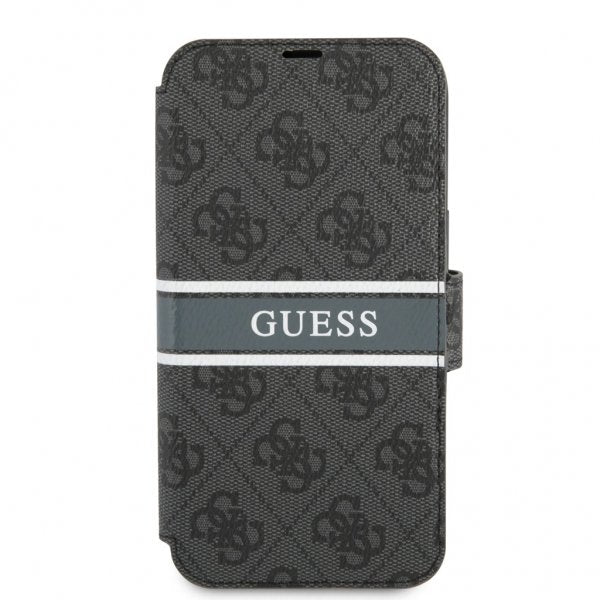 Guess iPhone 13 Pro Max Suojakuori Printed Stripe Harmaa