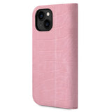 Guess iPhone 14 Plus Suojakotelo Croco Vaaleanpunainen