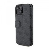 Guess iPhone 15 Suojakotelo 4G Logo Harmaa