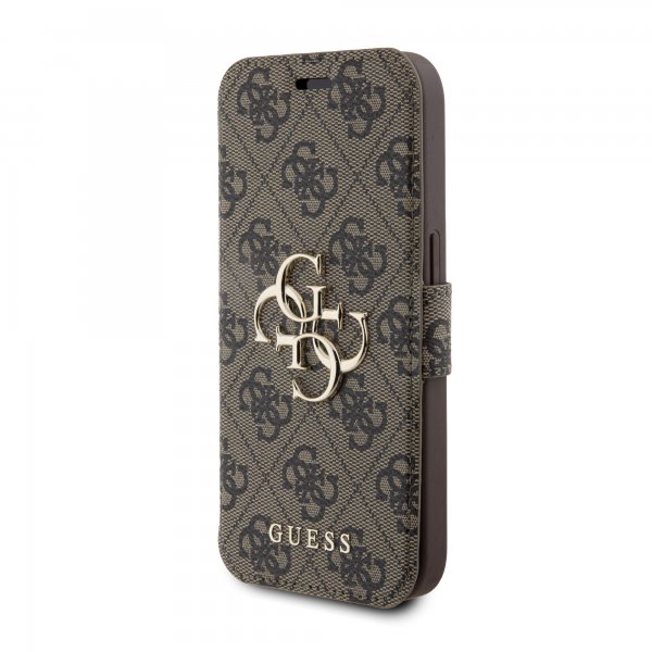 Guess iPhone 15 Pro Max Suojakuori 4G Logo Ruskea