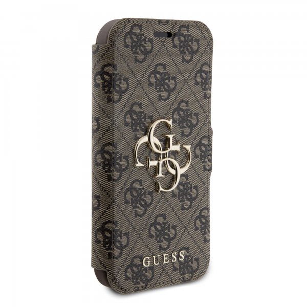 Guess iPhone 15 Pro Max Suojakuori 4G Logo Ruskea
