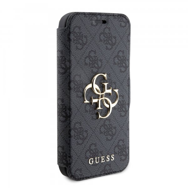 Guess iPhone 15 Pro Max Suojakuori 4G Logo Harmaa