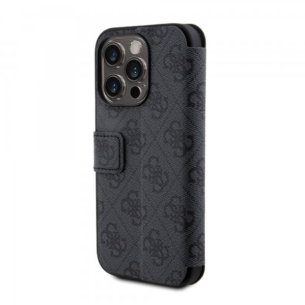 Guess iPhone 15 Pro Max Suojakuori 4G Logo Harmaa