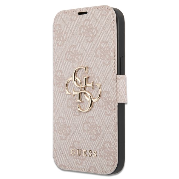 Guess iPhone 15 Pro Max Suojakuori 4G Logo Pinkki