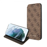 Guess Samsung Galaxy S22 Kotelo 4G Logo Ruskea