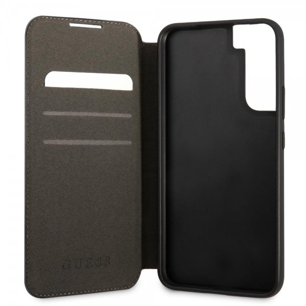 Guess Samsung Galaxy S22 Fodral 4G Logo Harmaa