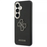 Guess Samsung Galaxy S26 Plus Kuori 4G Logo Grained Musta
