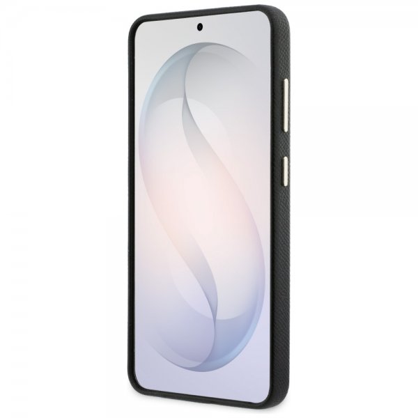 Guess Samsung Galaxy S26 Plus Kuori 4G Logo Grained Musta