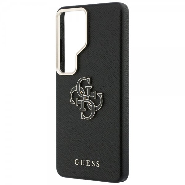 Guess Samsung Galaxy S26 Ultra Kuoret 4G Logo Grained Musta